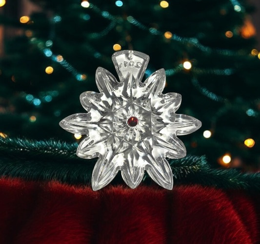 WATERFORD Crystal 2011 “Snowflake Wishes For Joy” Ornament 1st Edition NWOB