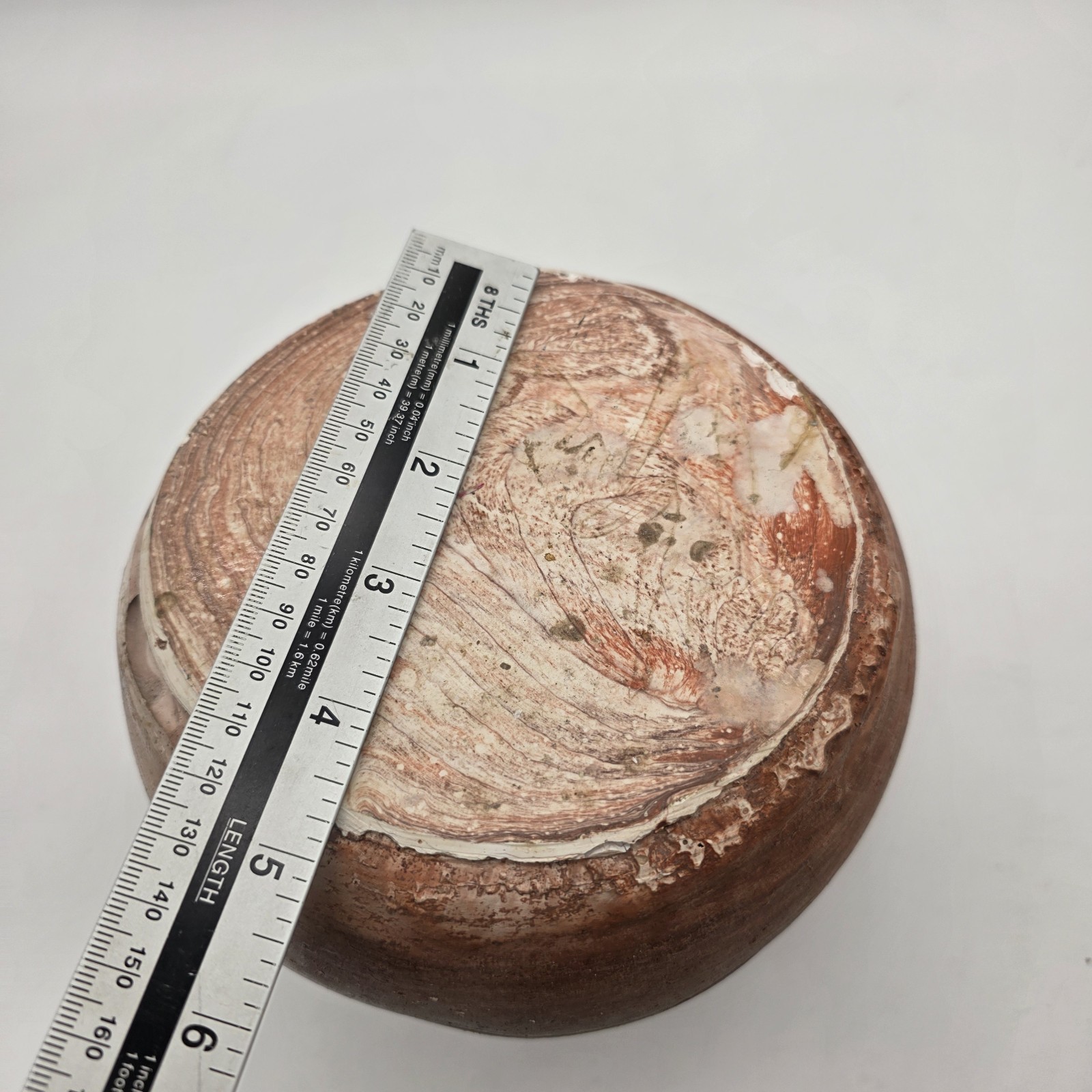 Studio Ceramic Pottery Vase Aztec Earth Tones