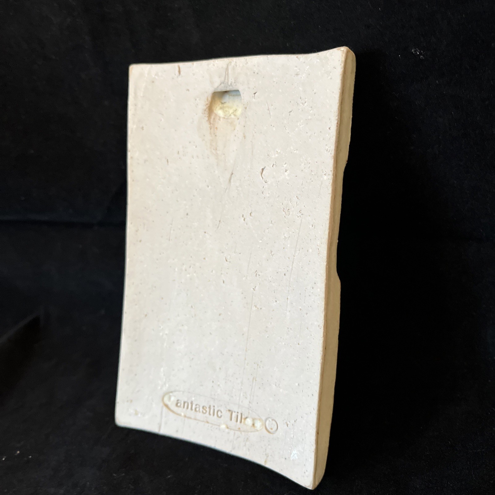 Hand Made Celtic Cross Ceramic Art Tile Clay Pottery Wall Decor 5.25in X 3.25in
