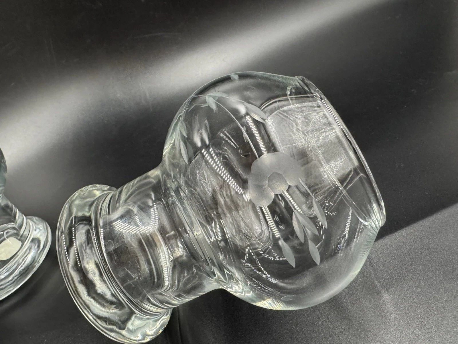 Princess House Heritage Crystal VTG Exclusive Votive Candle Holder 4″ EUC