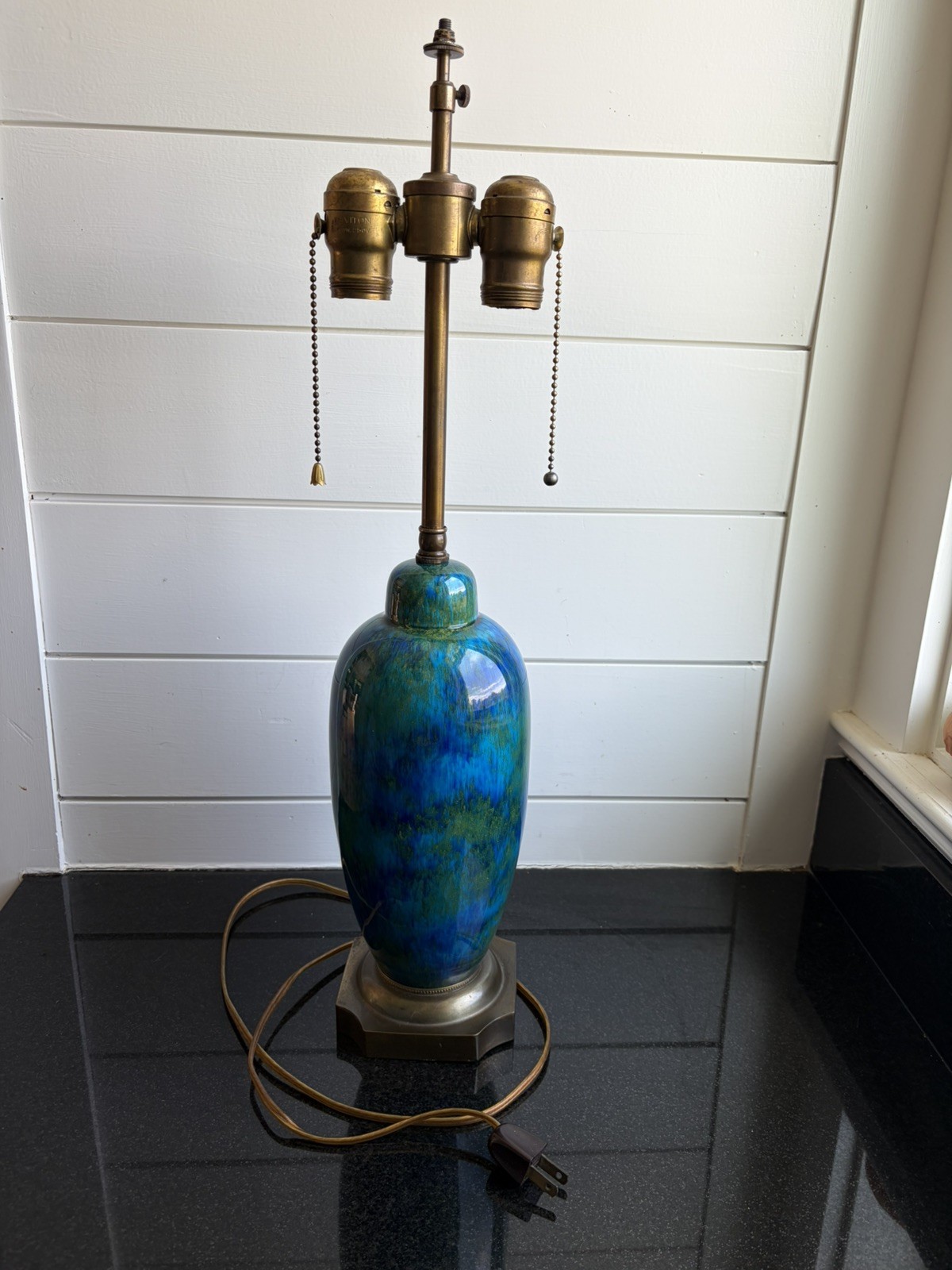 Paul Milet Sevres Green Glazed Covered Vases W/ Bronze Mounts 14.5″ H