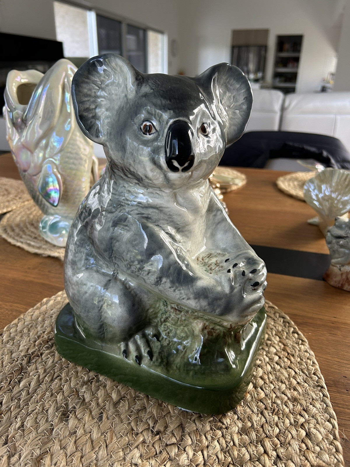 Vintage Wembley Ware Large Koala Statue John Tribe 1950s Excellent Condition