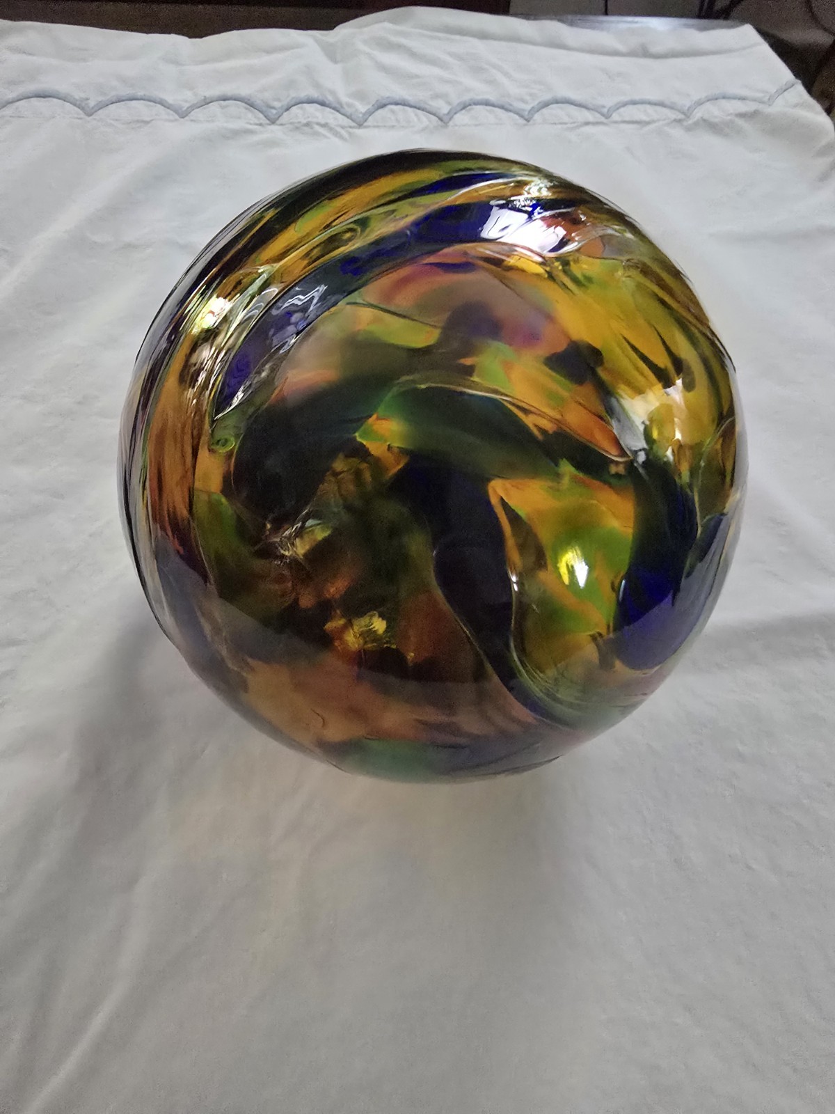 Oregon Float Pyromania Glass Studio 6″ Decorative Ball