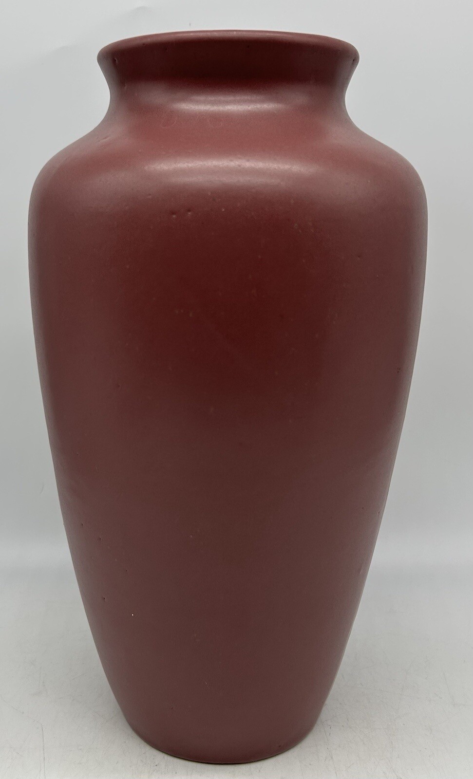 Zanesville Matte Mauve Pink Vase, 37, 11 1/2″, Vintage