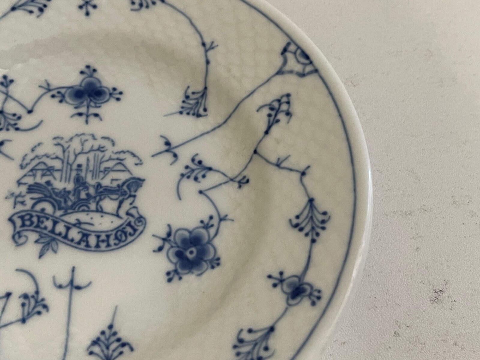 Vintage Antique Bing & Grondahl Copenhagen Porcelain Bellahoj Plate