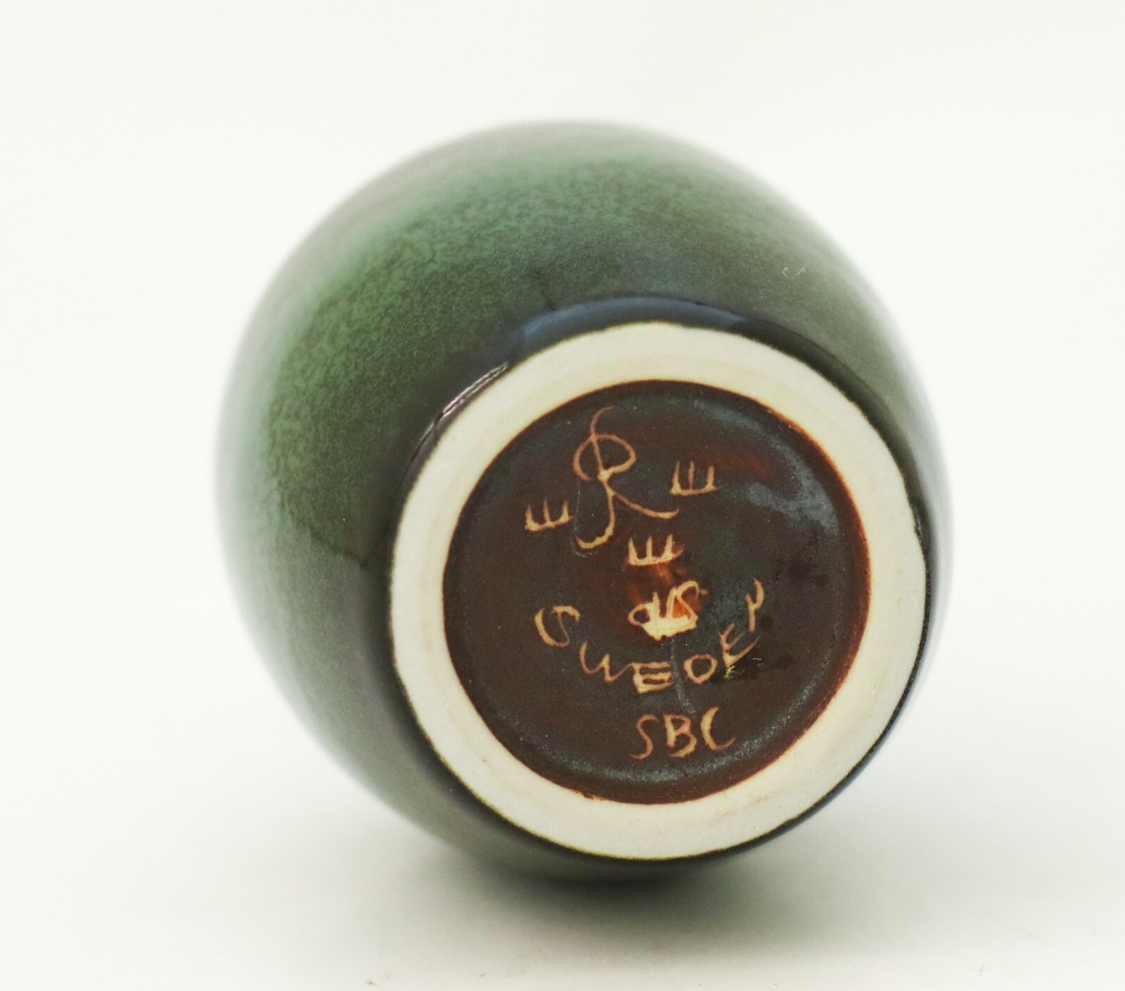 A Lovely Green ceramic Vase – Carl-Harry Stålhane Rörstrand – Mid 20th Century