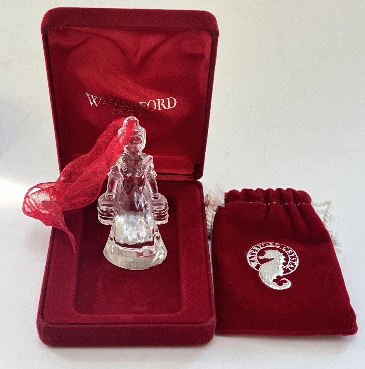 Waterford Crystal 12 DAYS OF CHRISTMAS 8 Maids Ornament 2002