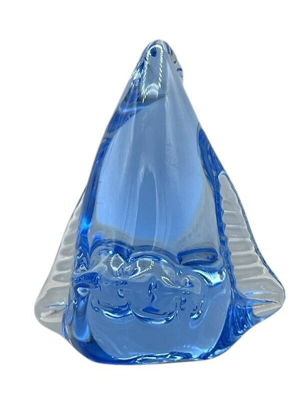 Blue Glass Penguin United States Commemorative Fine Arts Gallery 3″