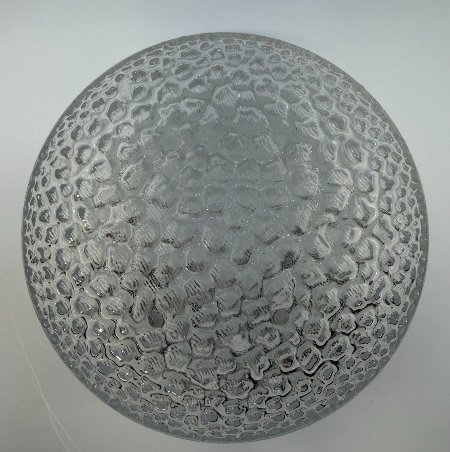 Vintage Heavy Scandinavian Style Crystal Hadeland Svalbard. 8″x3″ 7lbs.