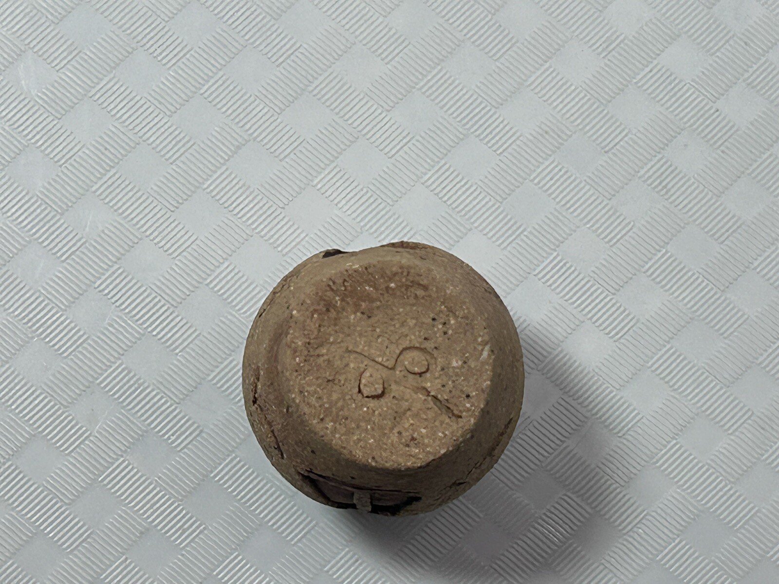 Mini Engraved Sailboat 1 5/8” Pottery Vase