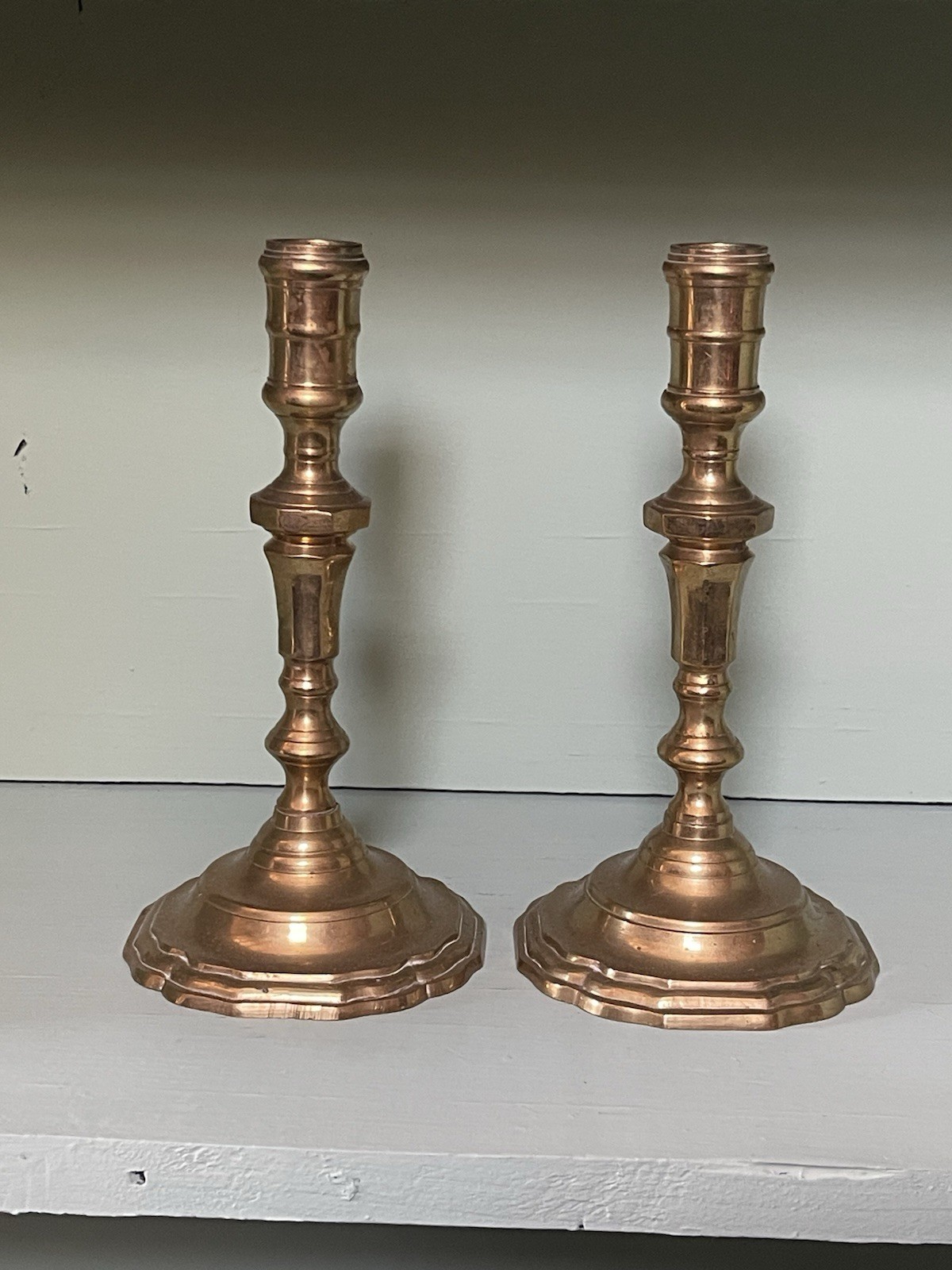 Pair of Vintage Brass Candlesticks Decorative Collectible Metalware Home Decor