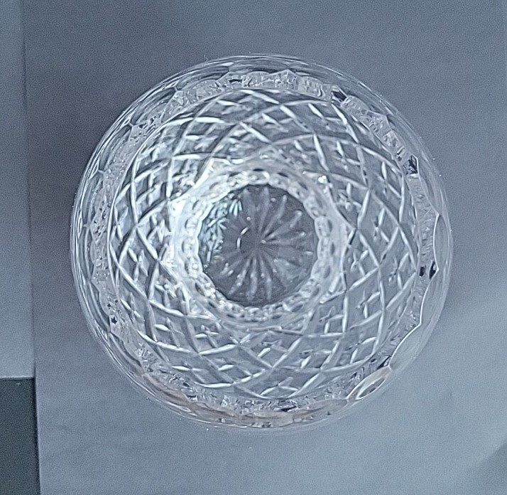 Crystal Clear Industries Hand Cut Crystal Vase – Hungary 8.5″ – SEE DESCRIPTION