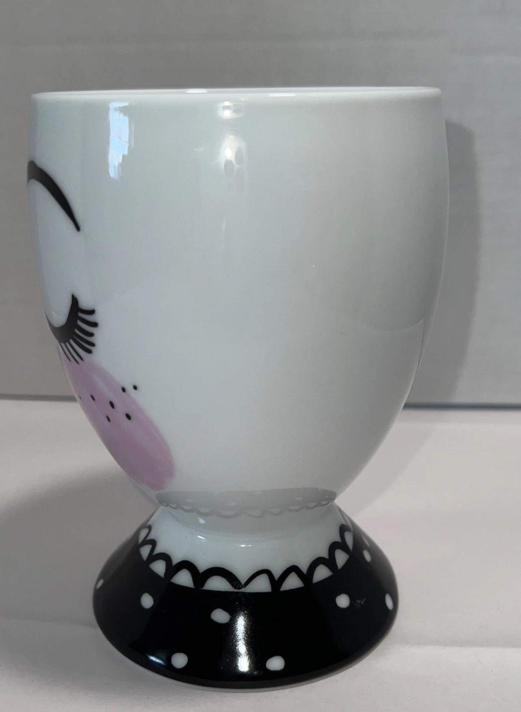 Adorable Lady Head Make-up Brush Holder Beauty – or Vase. New (no Box)