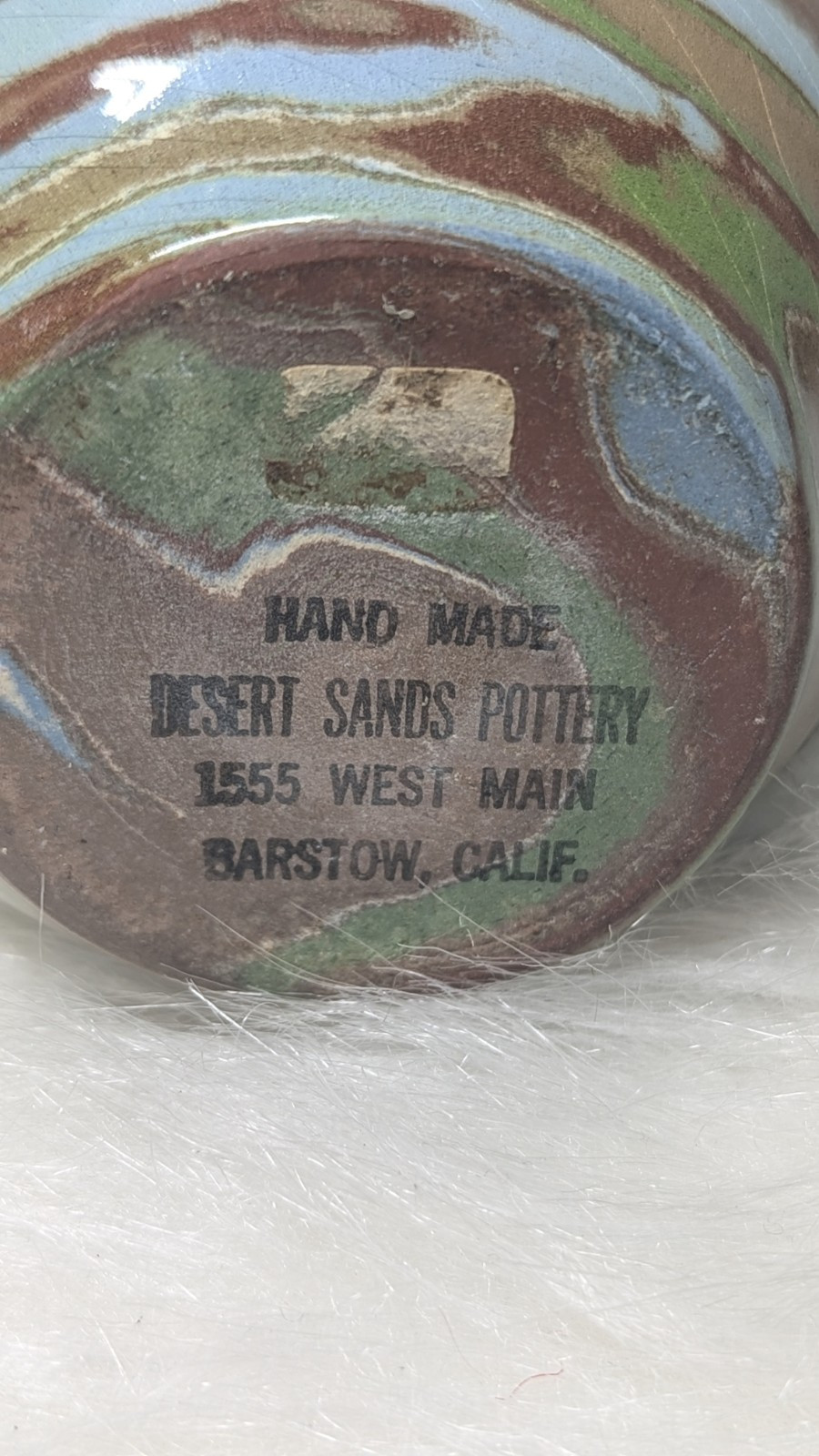 Desert Sands Pottery Handmade California Nice Niloak Inspired 5 x 3.25 inches