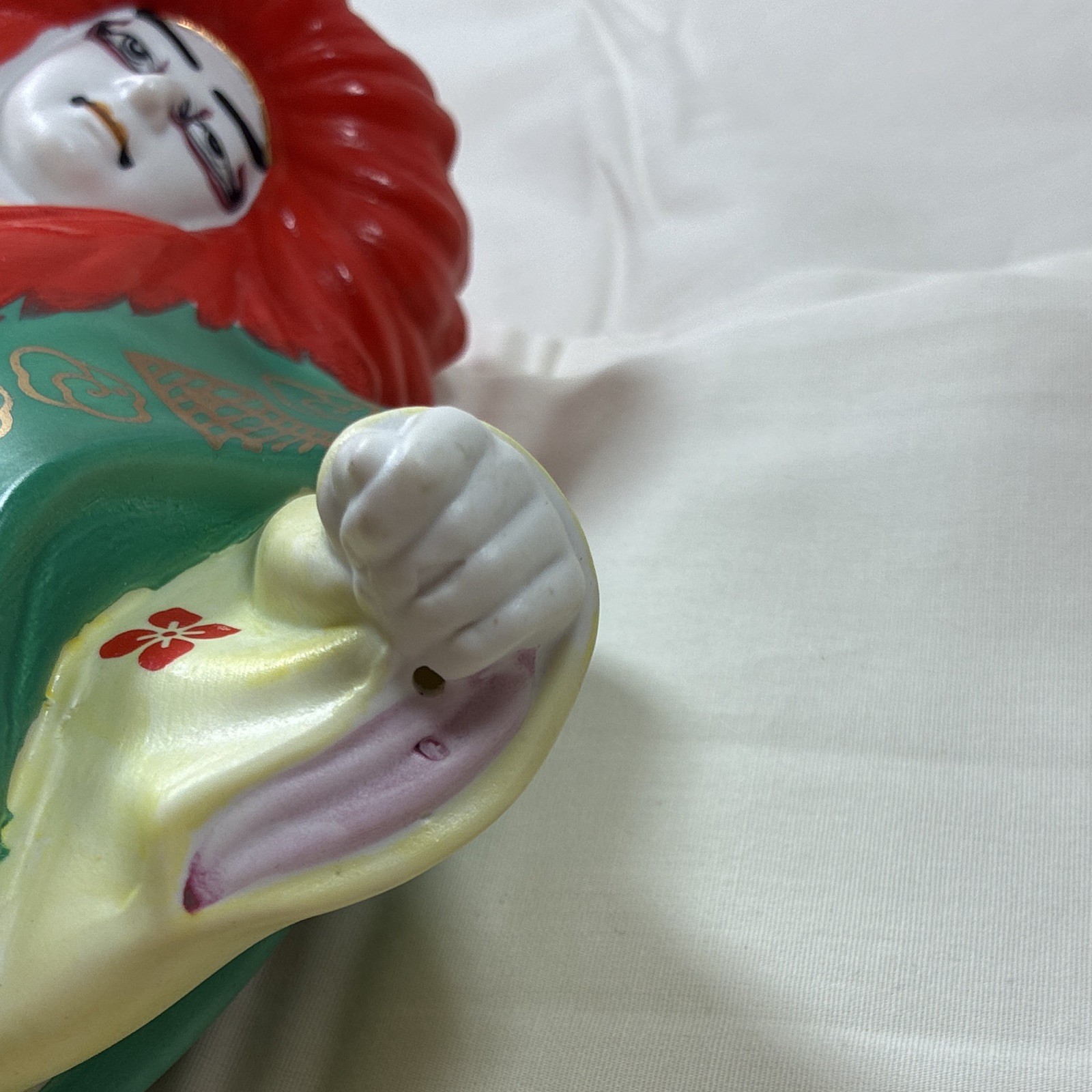 Seyei China Hand Painted Porcelain Japanese Dancer Figurine 7in H24M