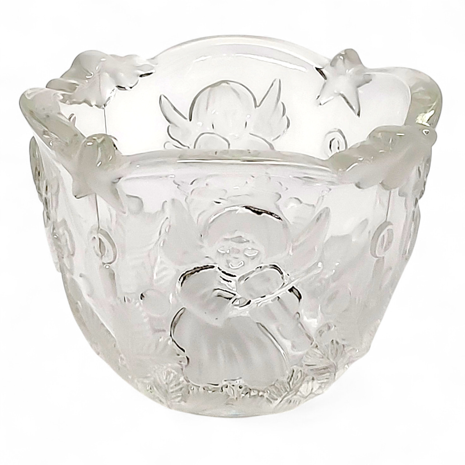 Mikasa Holiday Classic Crystal Votive Candle Holder 2 7/8″