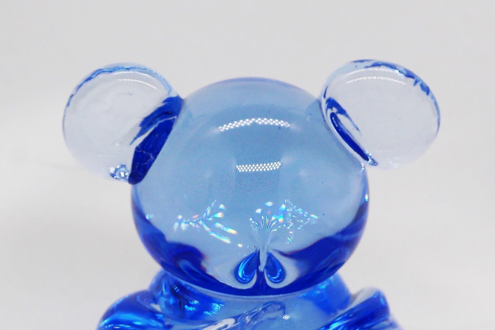 Koala Bear Blue Glass Figurine United States Commemorative Fine Art Gallery