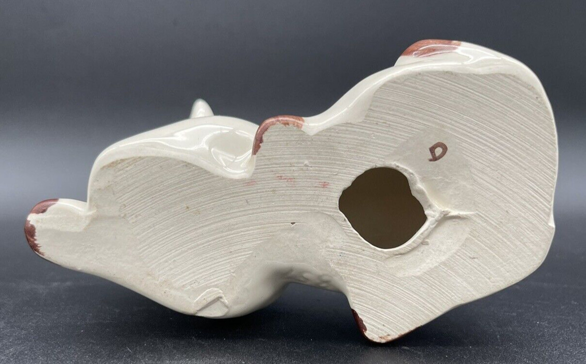 VTG Rio Hondo California Walker Pottery Cow Figurine w original foil sticker EUC