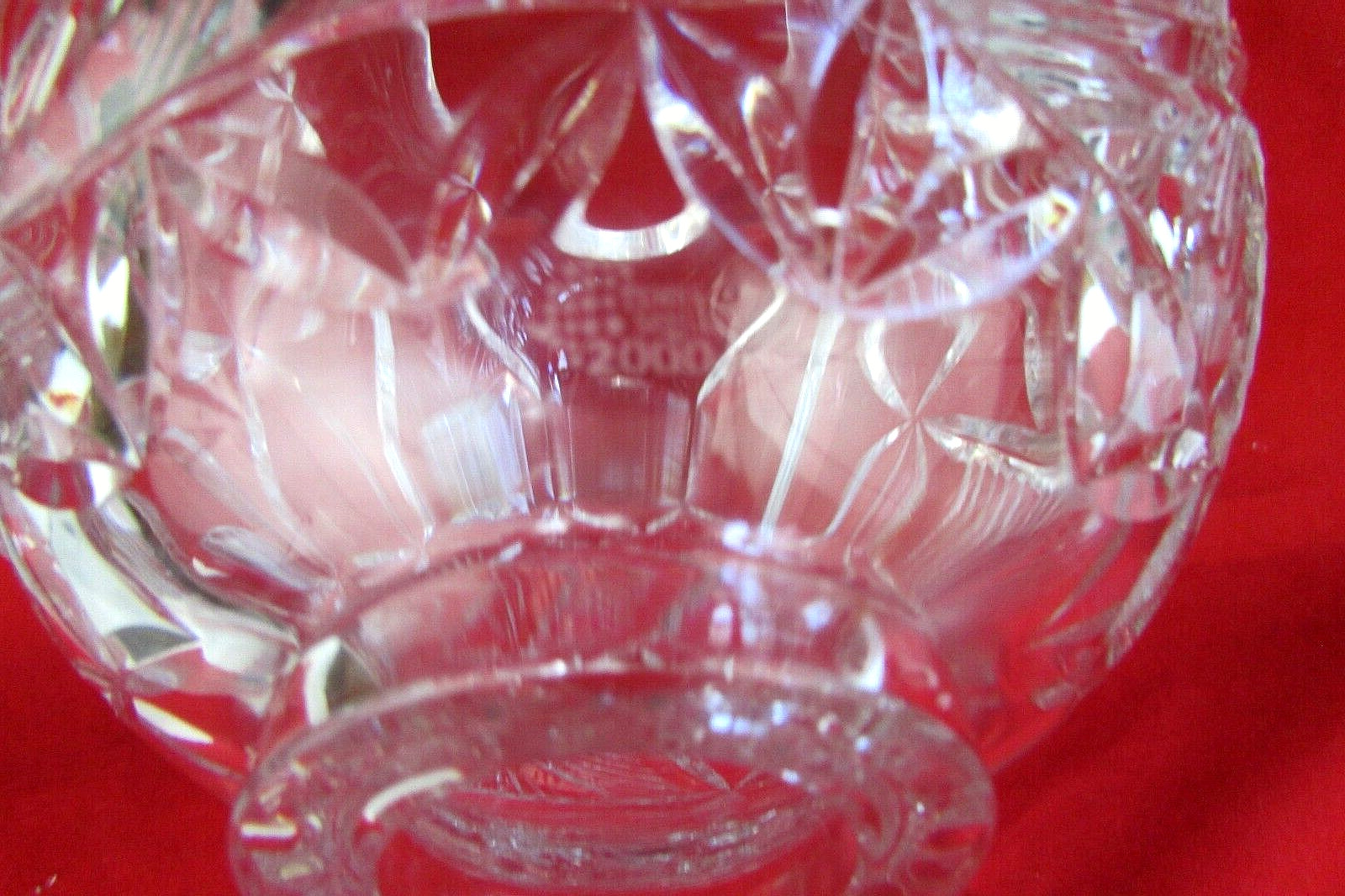Waterford Crystal Hurricane Candle Holder Times Square Collection Star of Hope