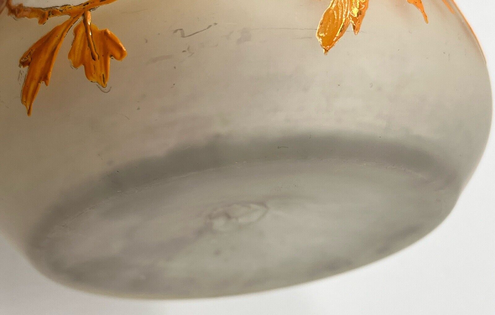 Antique Bohemian or French Glass Portrait Vase Enamel Victorian Flowers