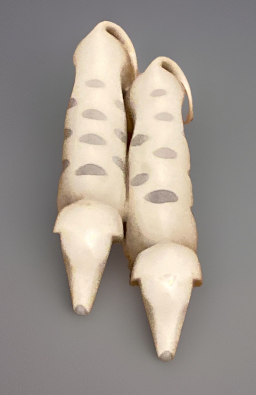 60’s SGRAFO CREAZIONI MODERN SightHound Whippet Dalmatian Dogs Figurine Germany