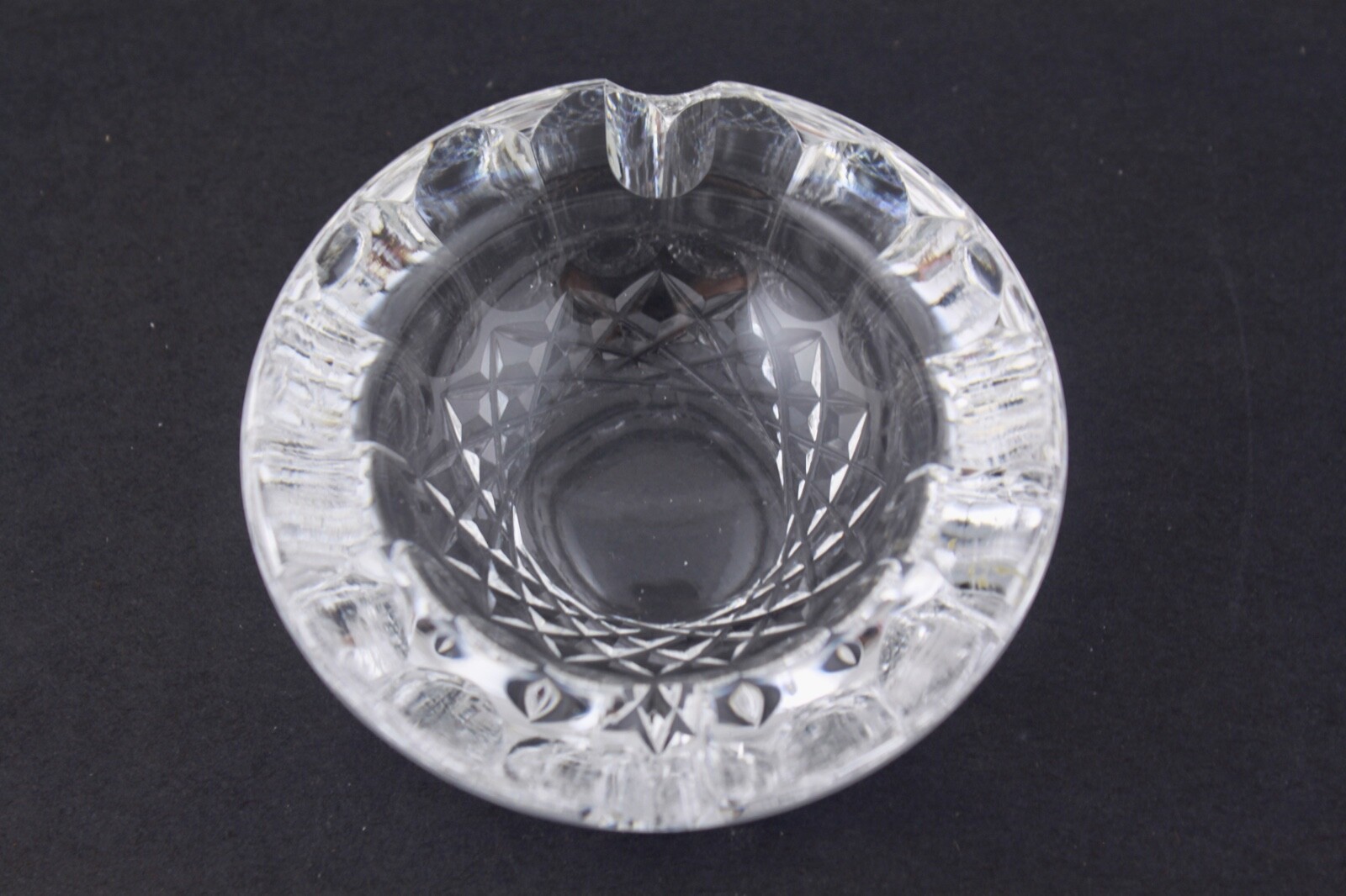 WATERFORD CRYSTAL 3-3/8″ SMALL ASHTRAY – MINT
