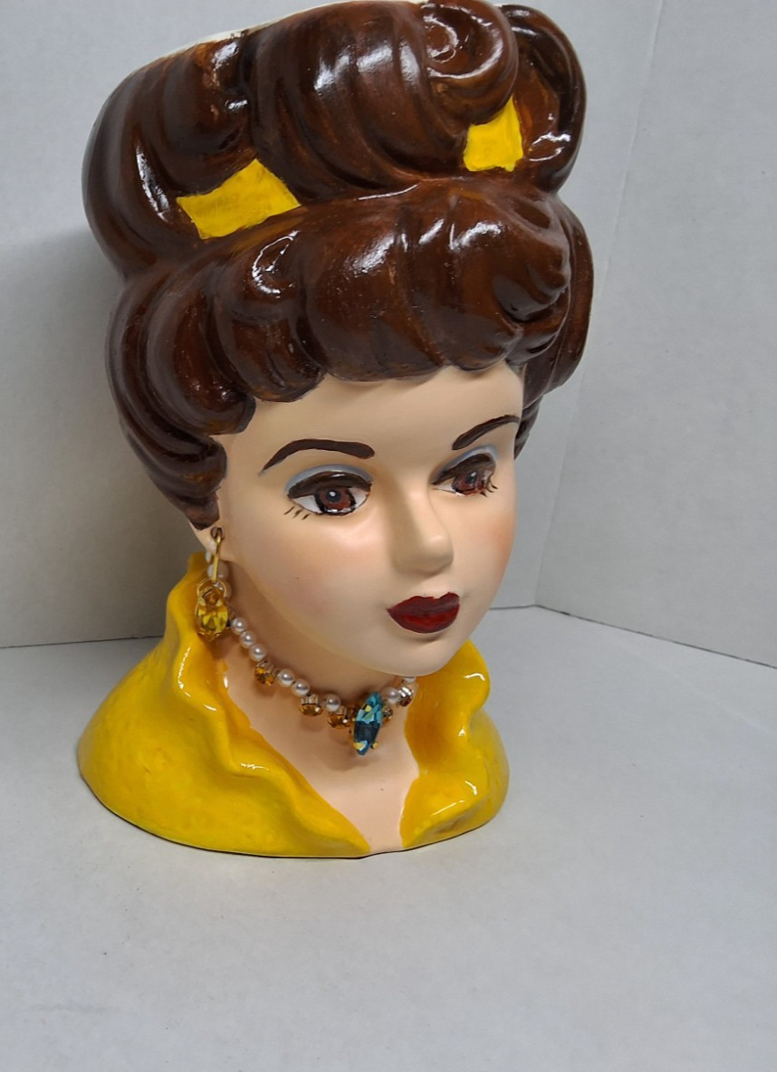 Ruben 4104 Second Chance Lady Head Vase reimagined
