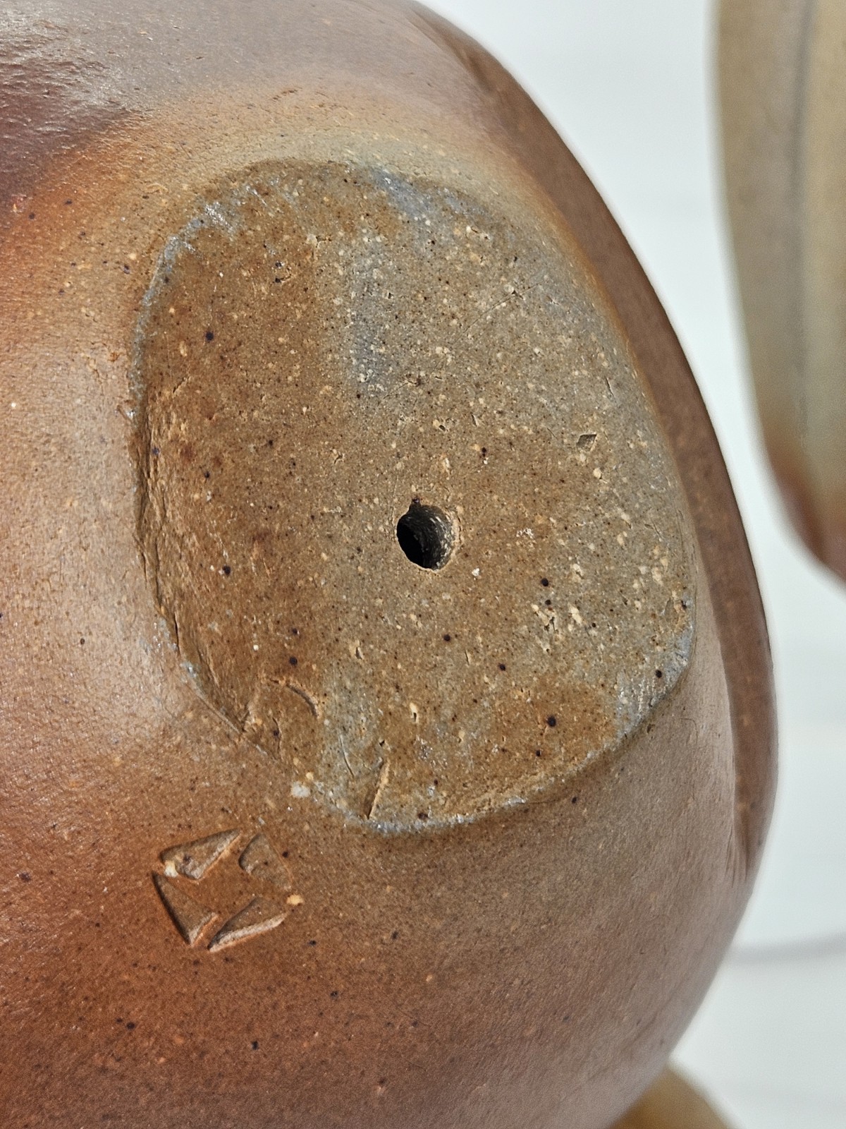 Tim Senn Tafts Mill Studio Art Pottery Vase & Stones Bloomington WI