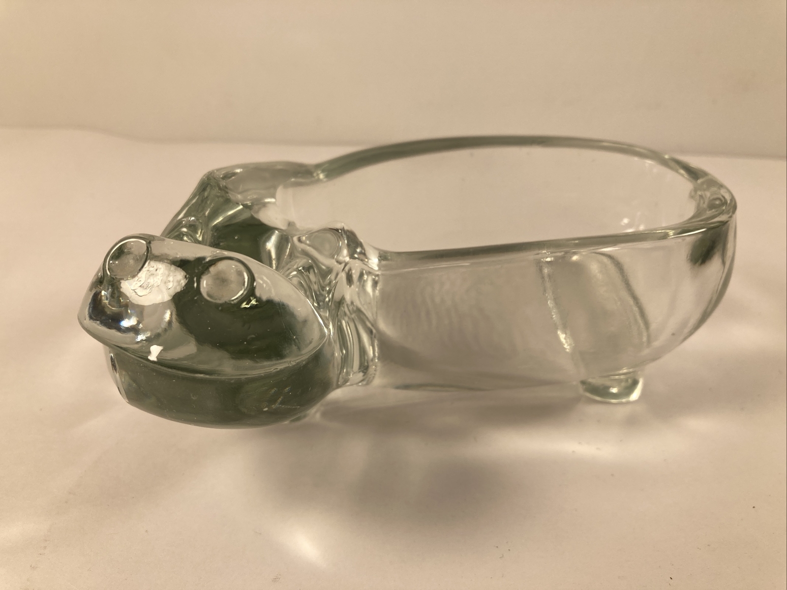 ART VANNES FRENCH CRYSTAL HIPPO PIPE HOLDER