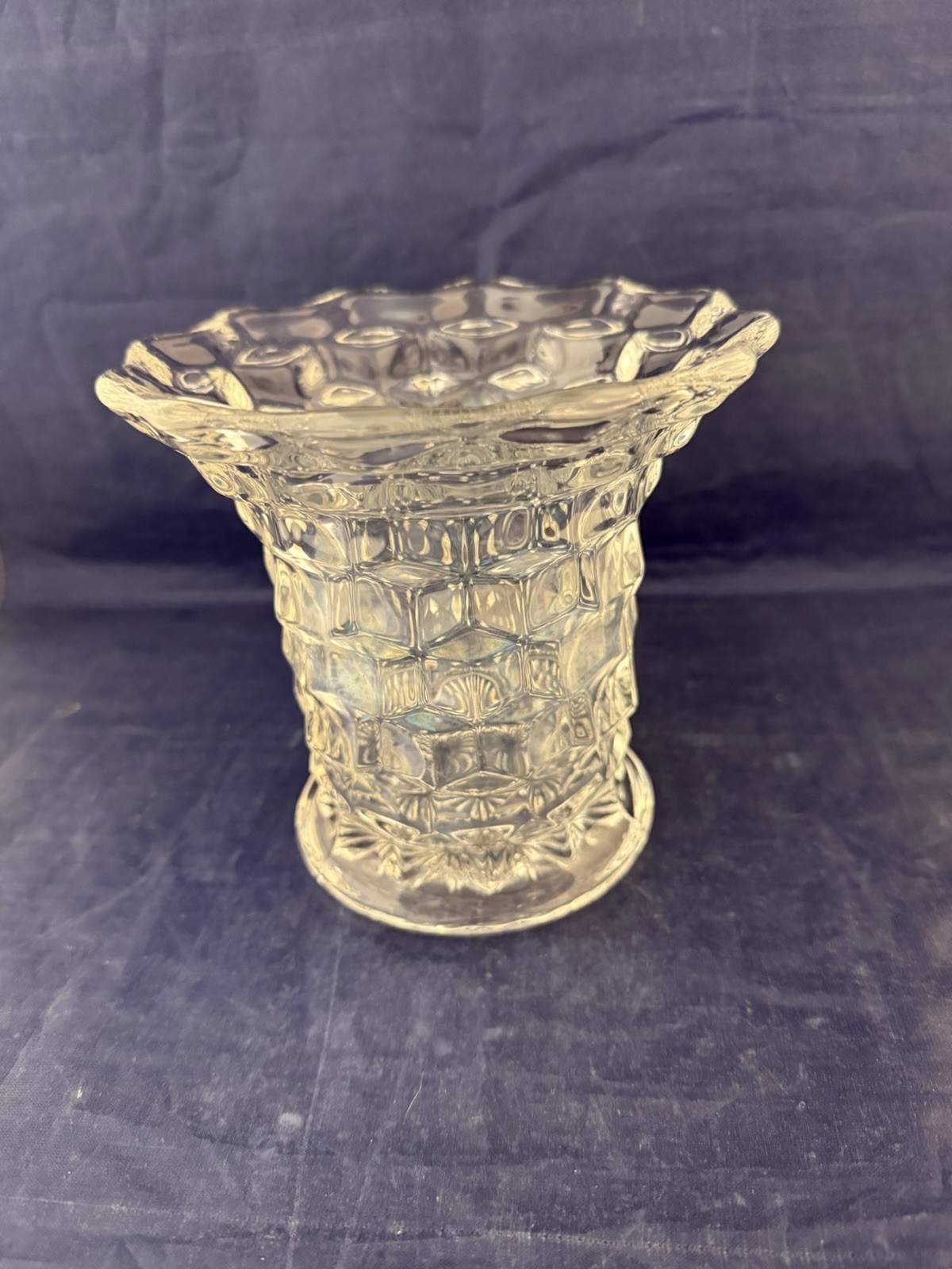 Vintage Fostoria AMERICAN CLEAR #2056 5 3/8″ Flared Vase