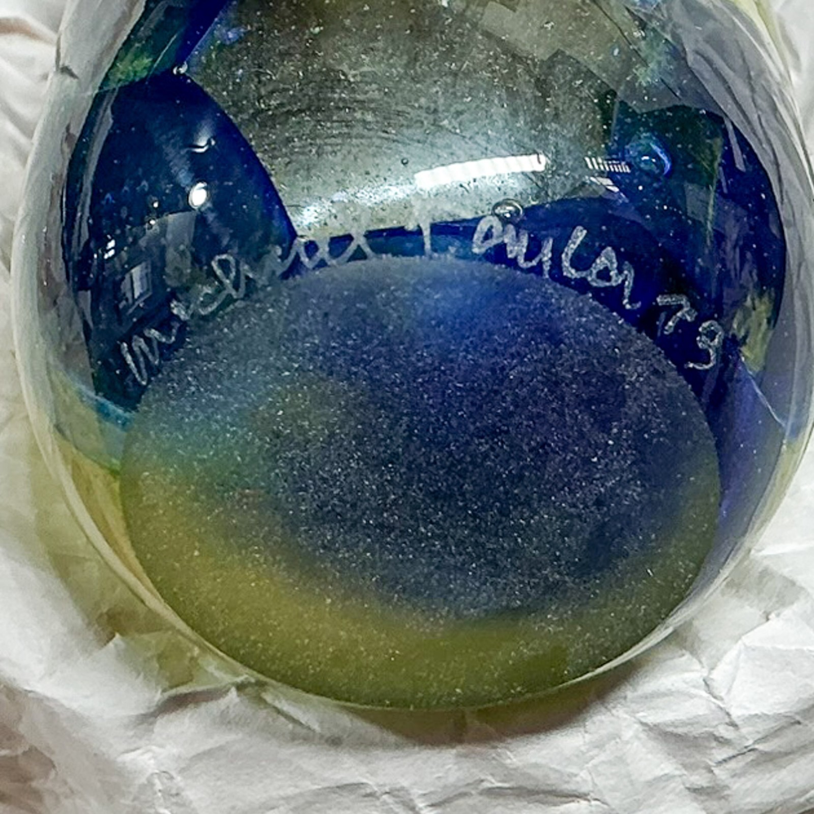 Michael Taylor 1973 Art Glass Bud Vase Signed Penland School Vintage