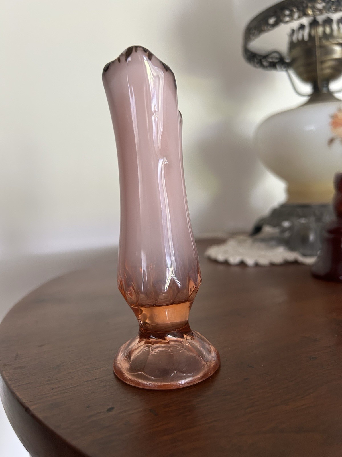 boyd glass crown tuscan bud vase