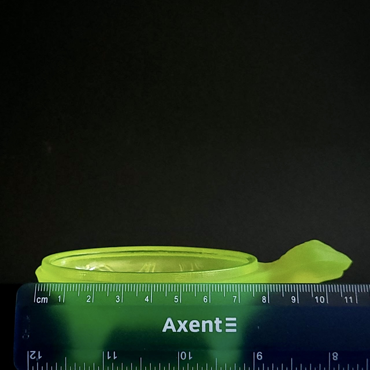Uranium Glass Trinket Box Turtle Art Deco Vaseline Yellow Frosted Glass Box