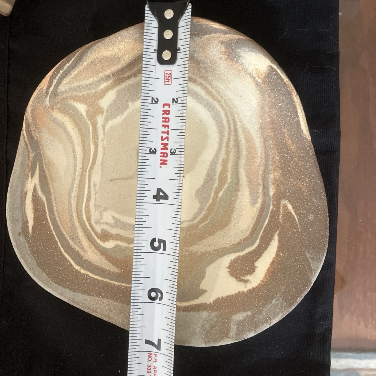Vintage AUSTRALIAN POTTERY ~ Ingrid Waterson – Dish In Ochres ~ Kangaroo Design