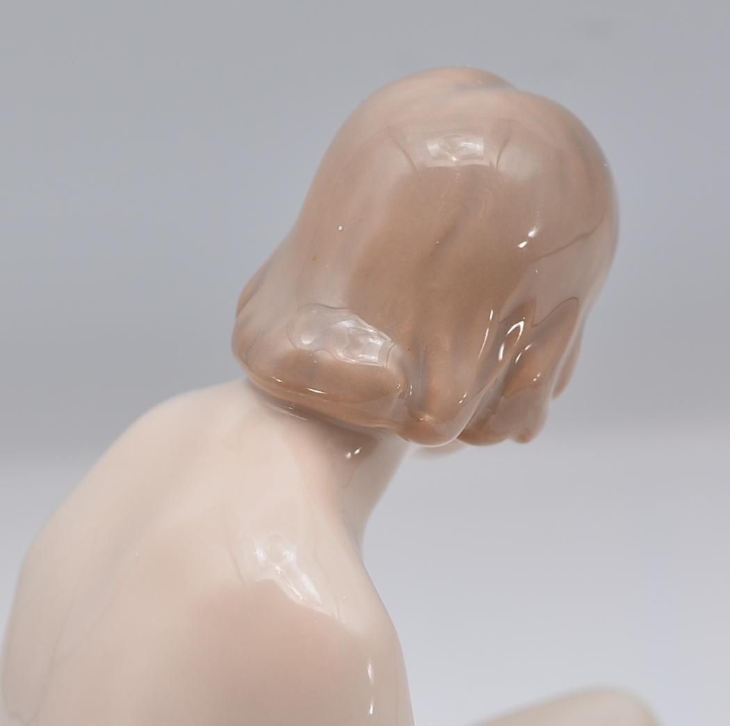 Royal Copenhagen Nude Girl On Rock Elegant Graceful Formal Luxury Denmark Japan