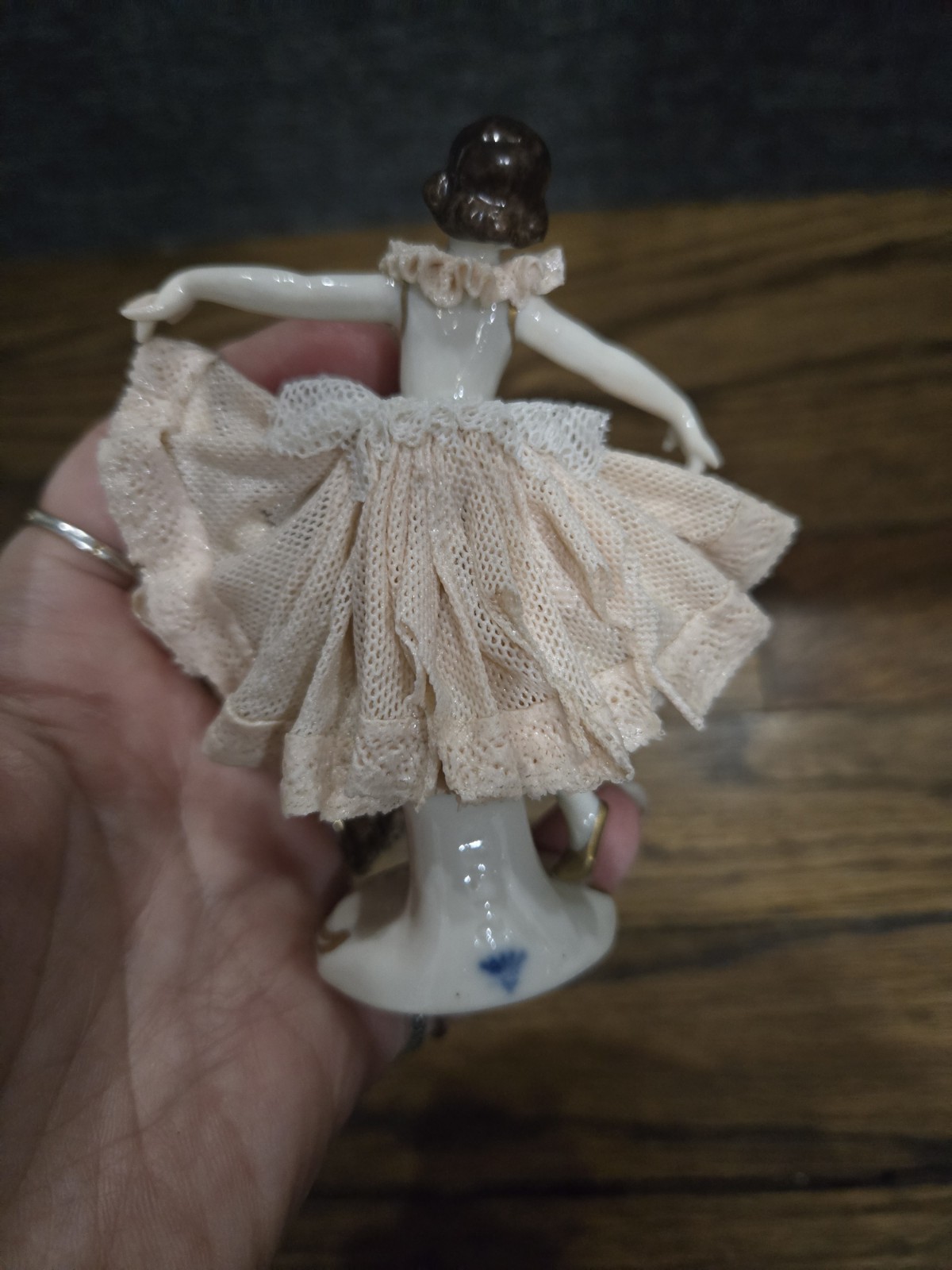 Antique Authentic Dresden Germany Porcelain China Ballet Figurine