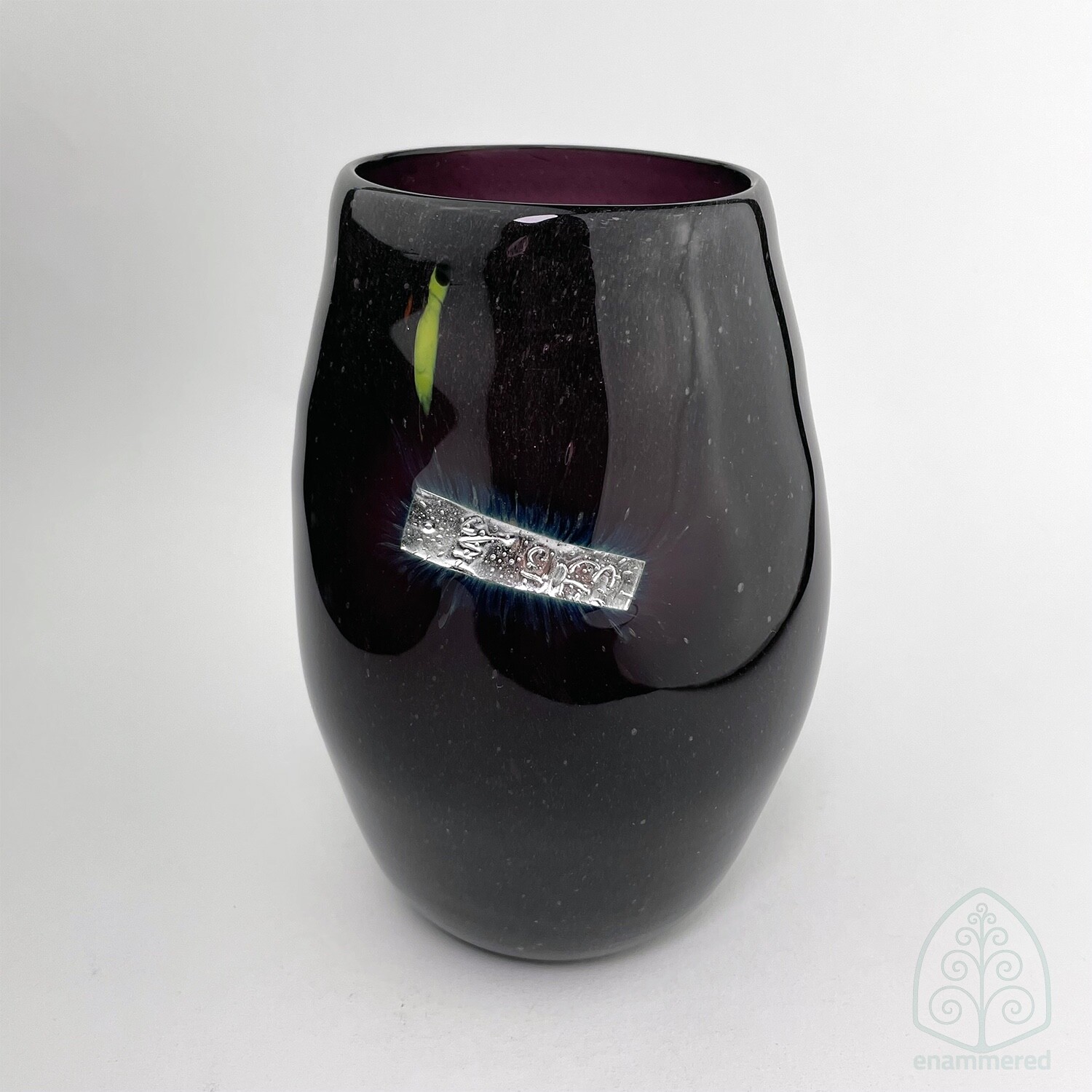 VTG ’93 Murano Art Glass Vase by Barovier & Toso with Etched Signature & Title