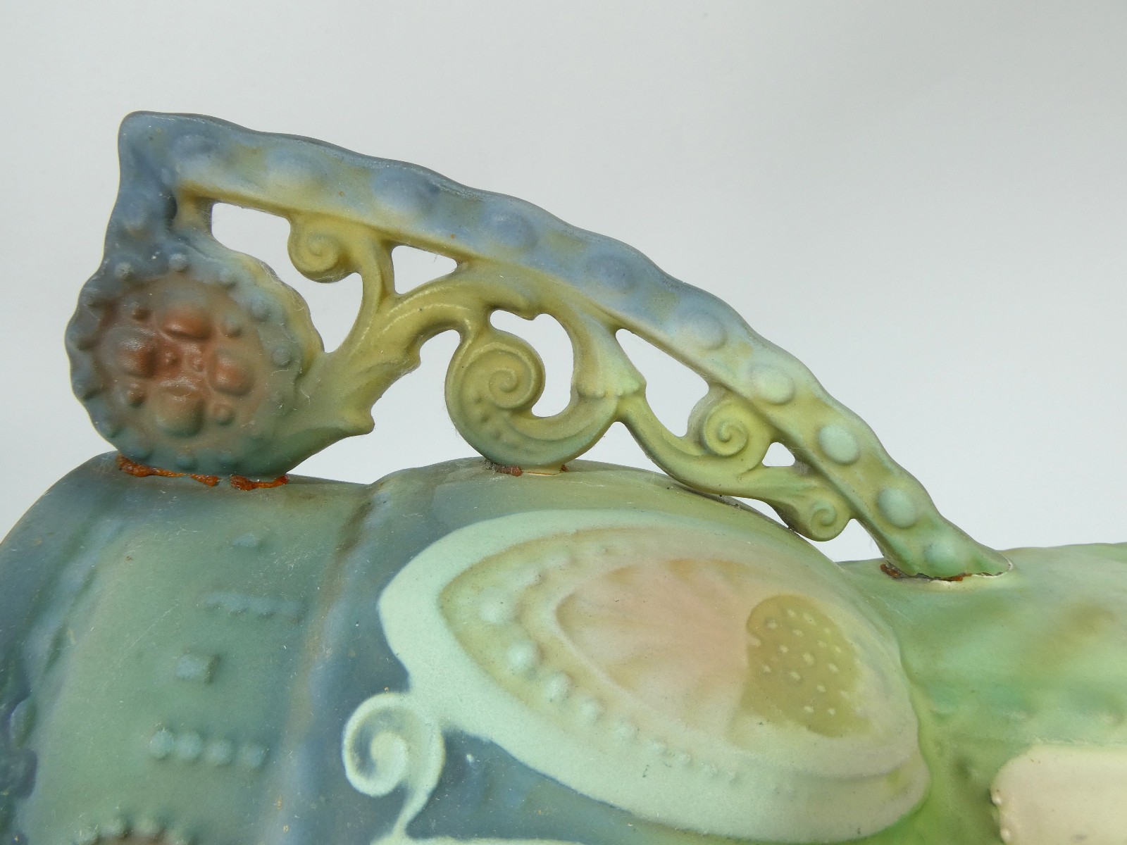 Art Nouveau Ceramic Vase XL Jugendstil Robert Hanke, 1900-1919, Antique