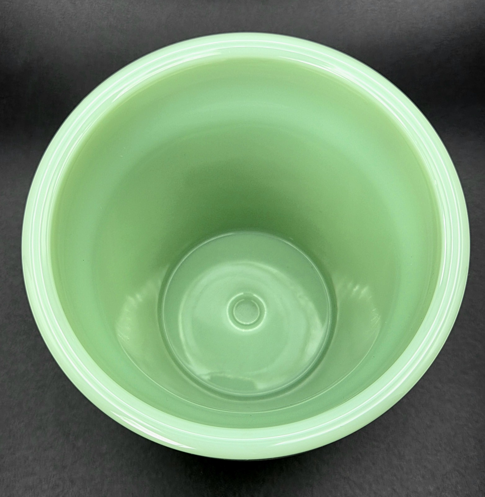 Collectible Mosser Glass Jadeite/Green Flower Planter 4” Pot Indoor/Outdoor 2026