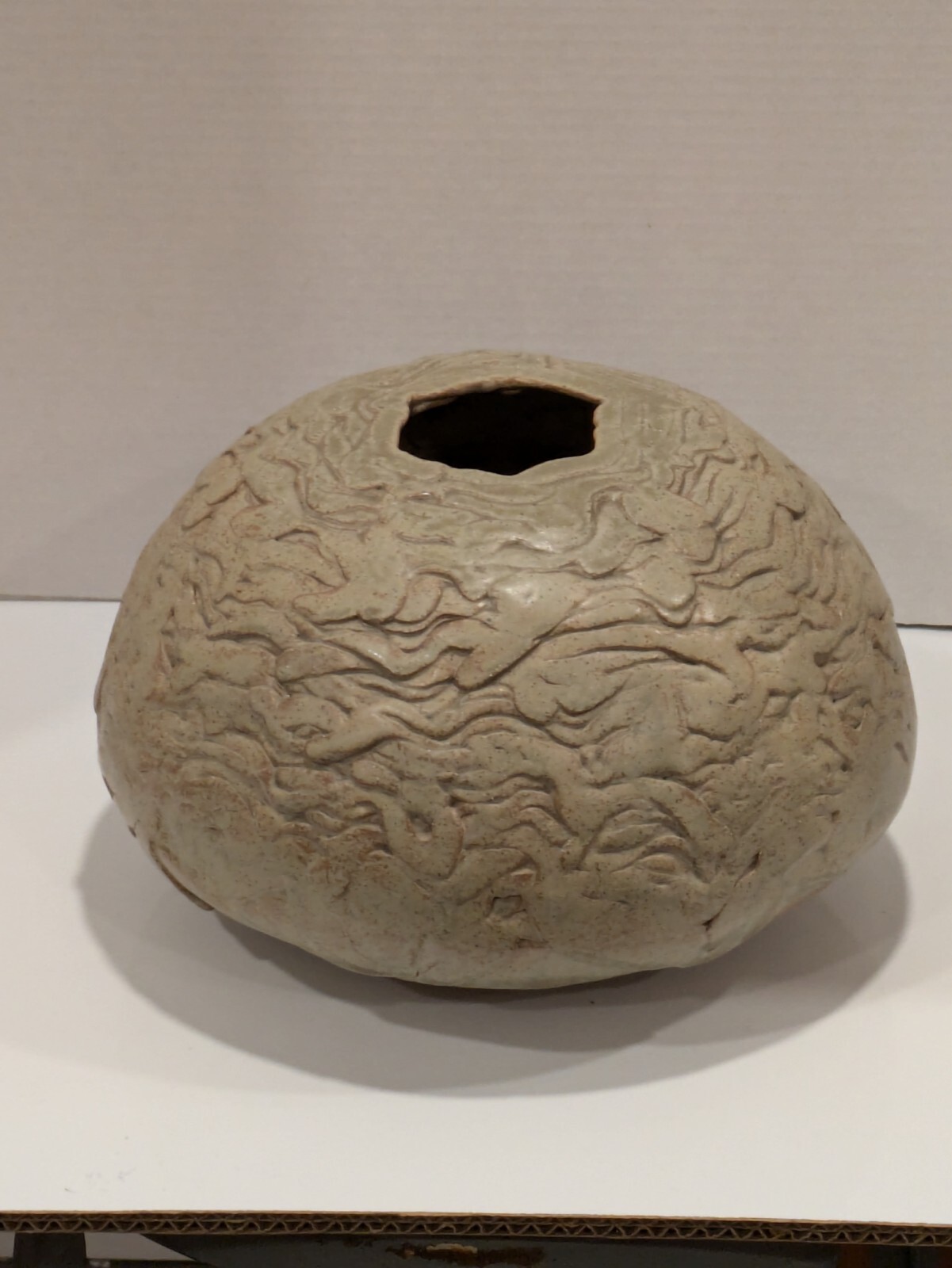 LG SIGNED POT VASE STUDIO ART POTTERY MCM CRESSEY MAXWELL TAKAEZU ERA