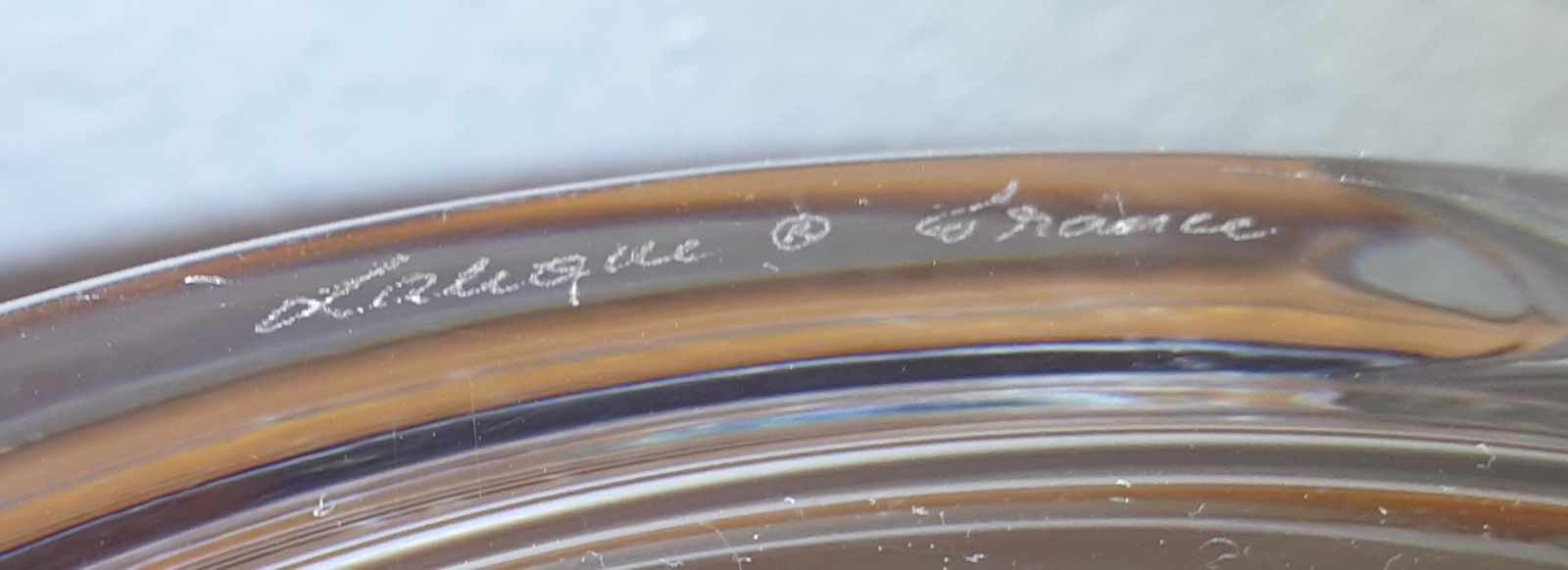 Large Lalique Crystal Floral (“Pivoine”) Round Bowl – France