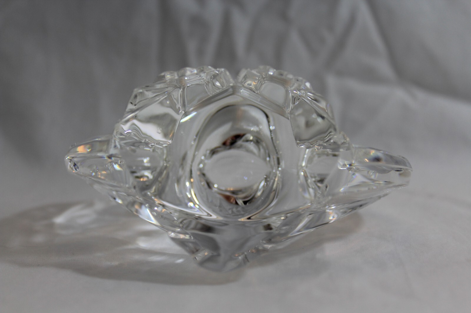 Steuben Crystal Bald Eagle Figurine Paperweight Artist Lloyd Atkins MINT 