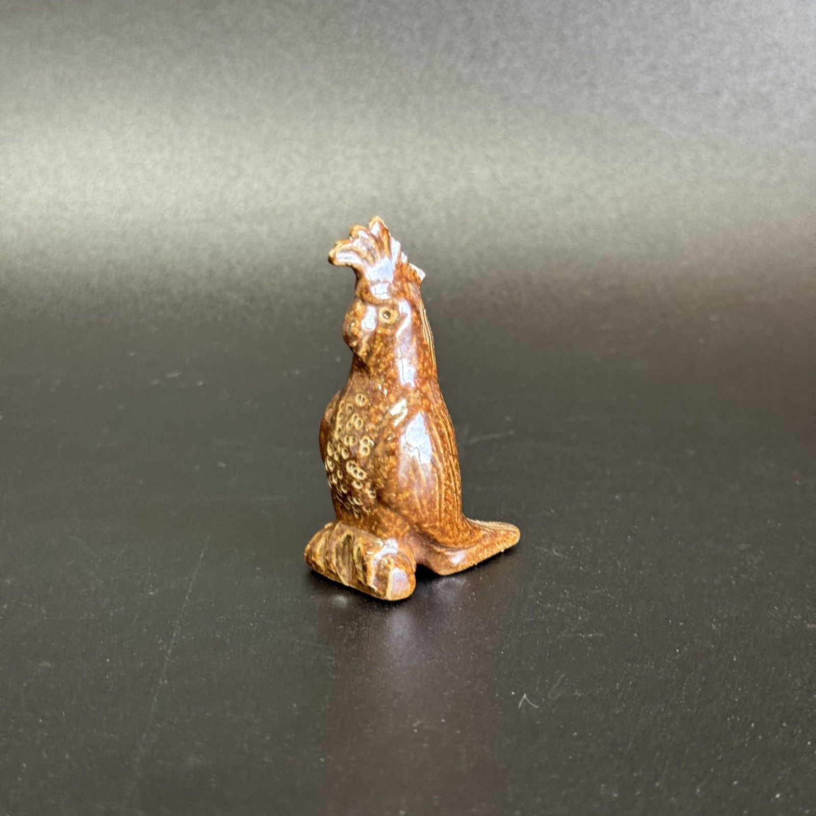 Rare Bendigo Pottery Cockatoo Figurine Australian Pottery Damaged