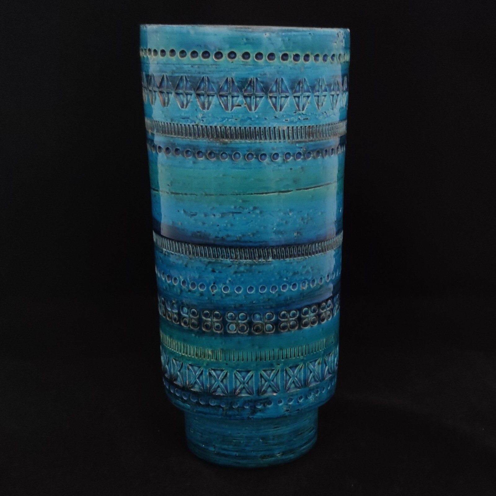 Bitossi Raymor Remini Blue Vase – 25 cm (Q0649)