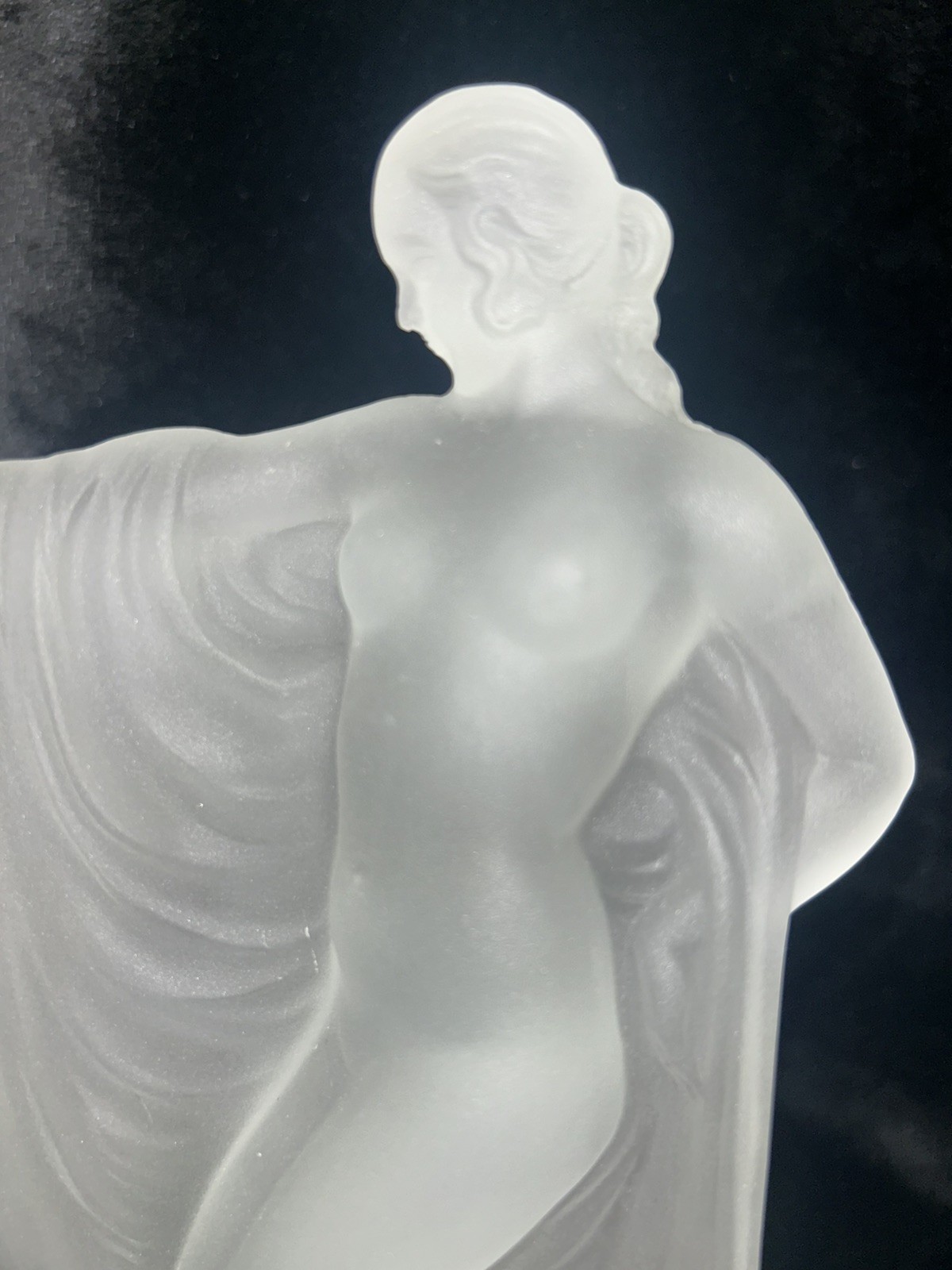 ⚡️⚡️RARE Sabino Glass Double Suzannes Art Deco Female Dancers. IMMACULATE ⚡️