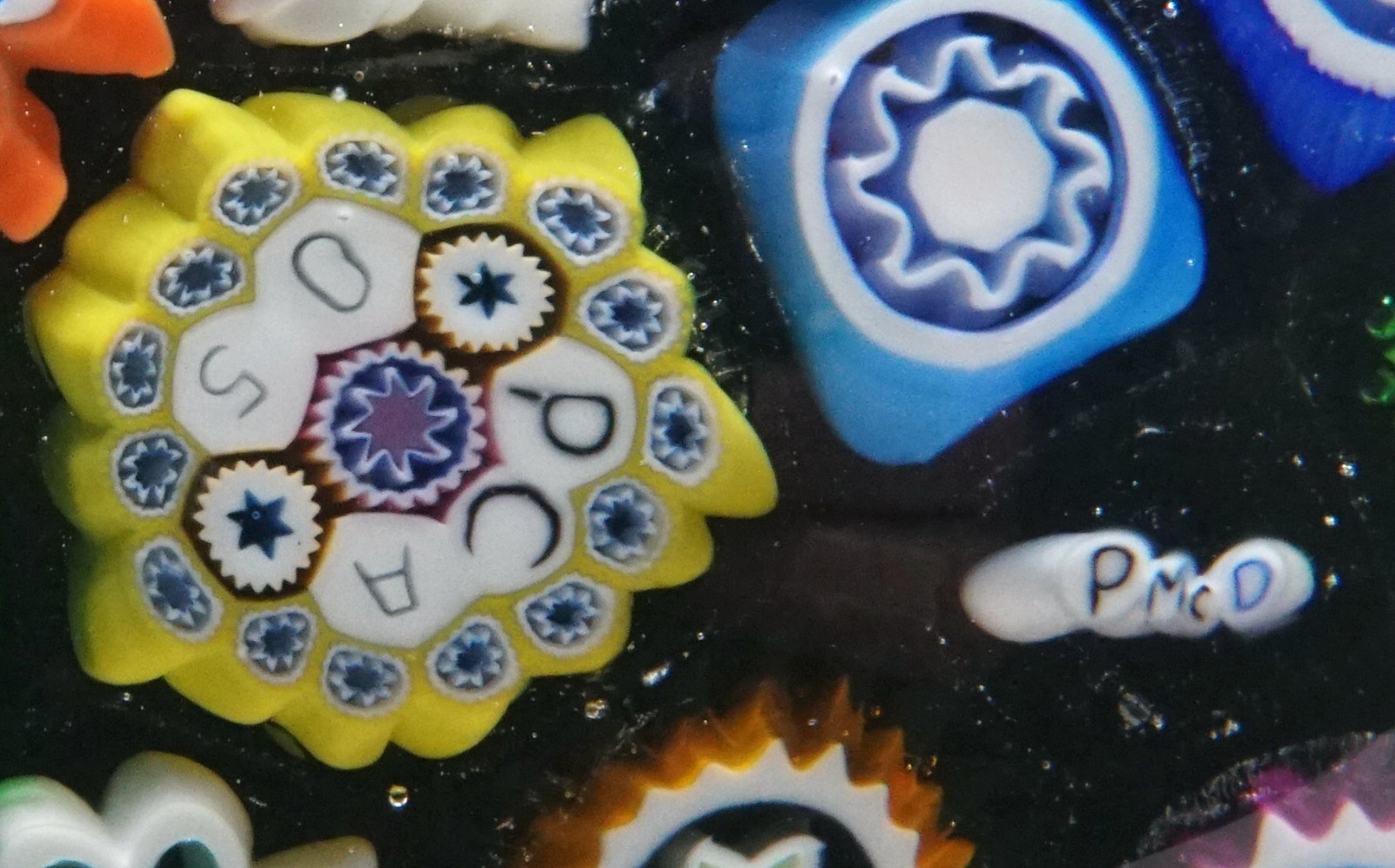 Special McDougall Miniature Millefiori Paperweight Made For 2005 PCA Convention