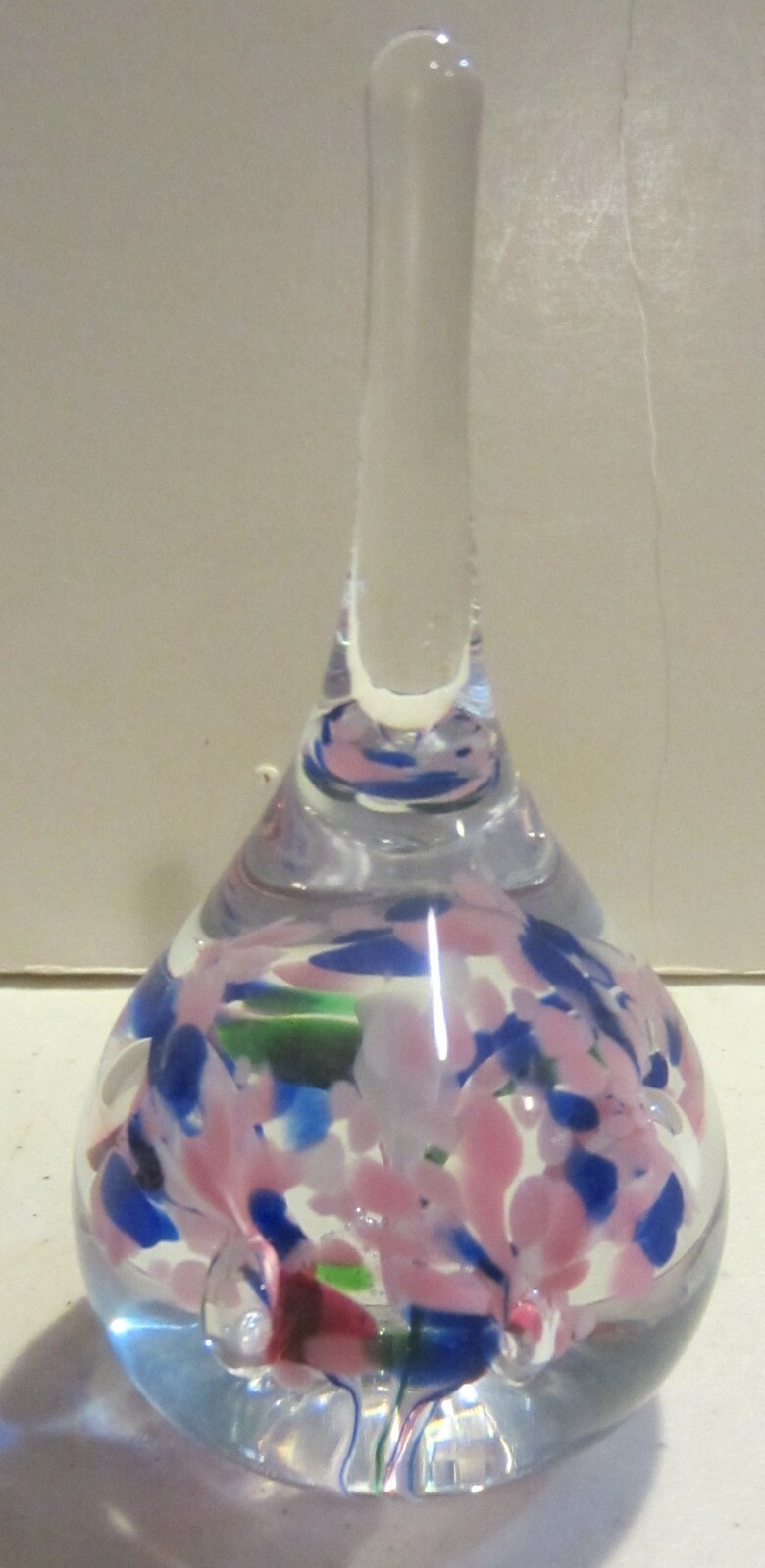 Gibson Glass Company – Teardrop Paperweight signed