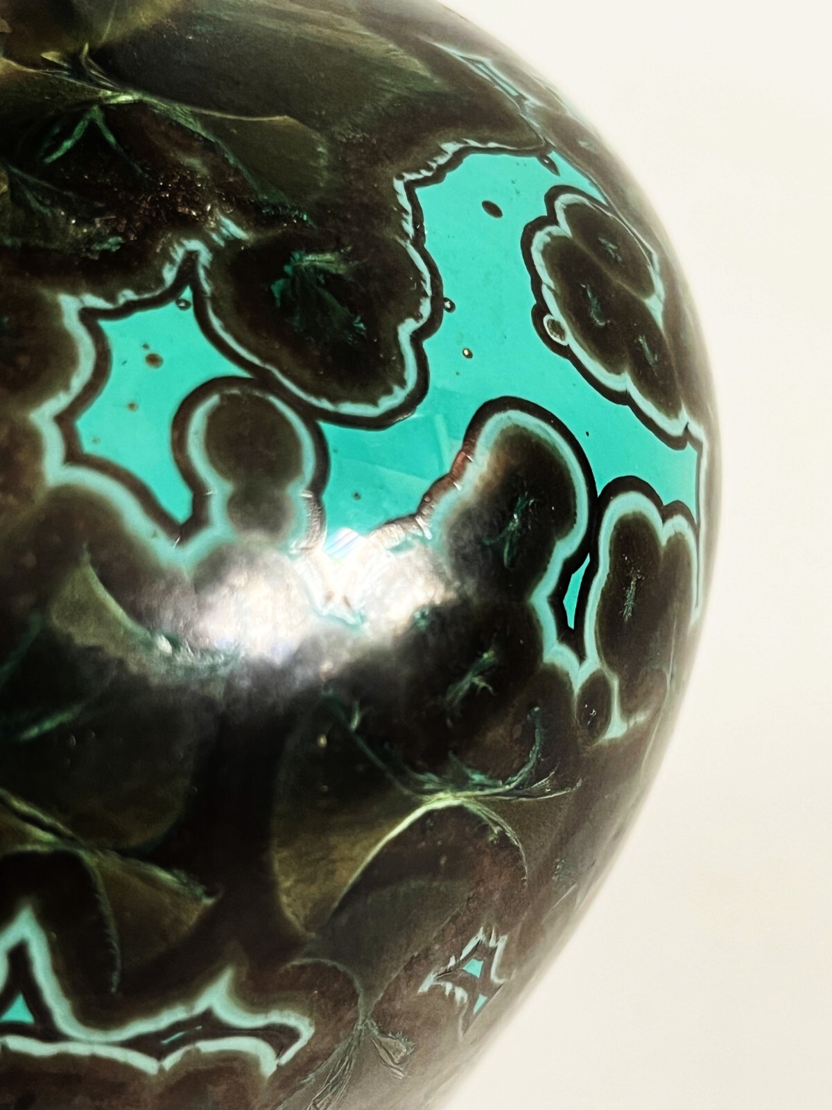 JON PRICE LAGUNA BEACH STUDIO ART POTTERY CRYSTALLINE PORCELAIN WEED POT VASE