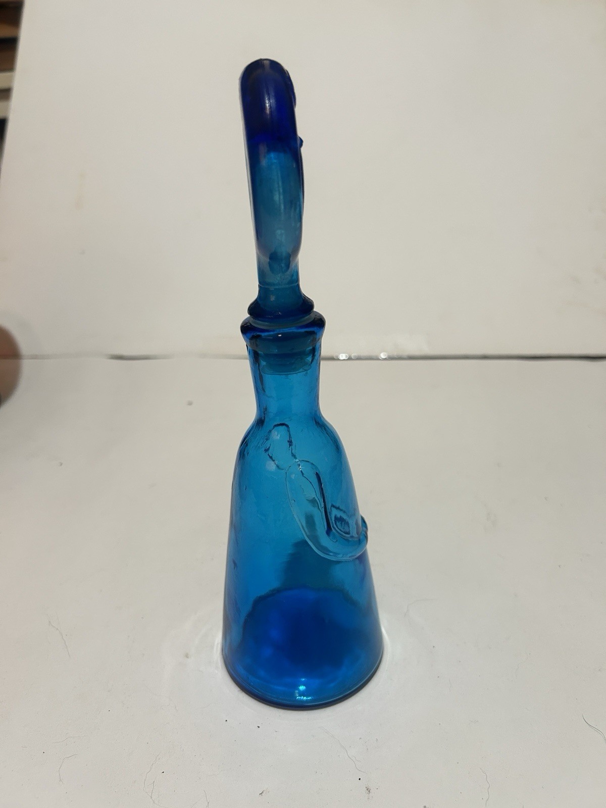 Eric Hoglund Kosta Boda Blue Decanter With Stopper Excellent Condition Swedish