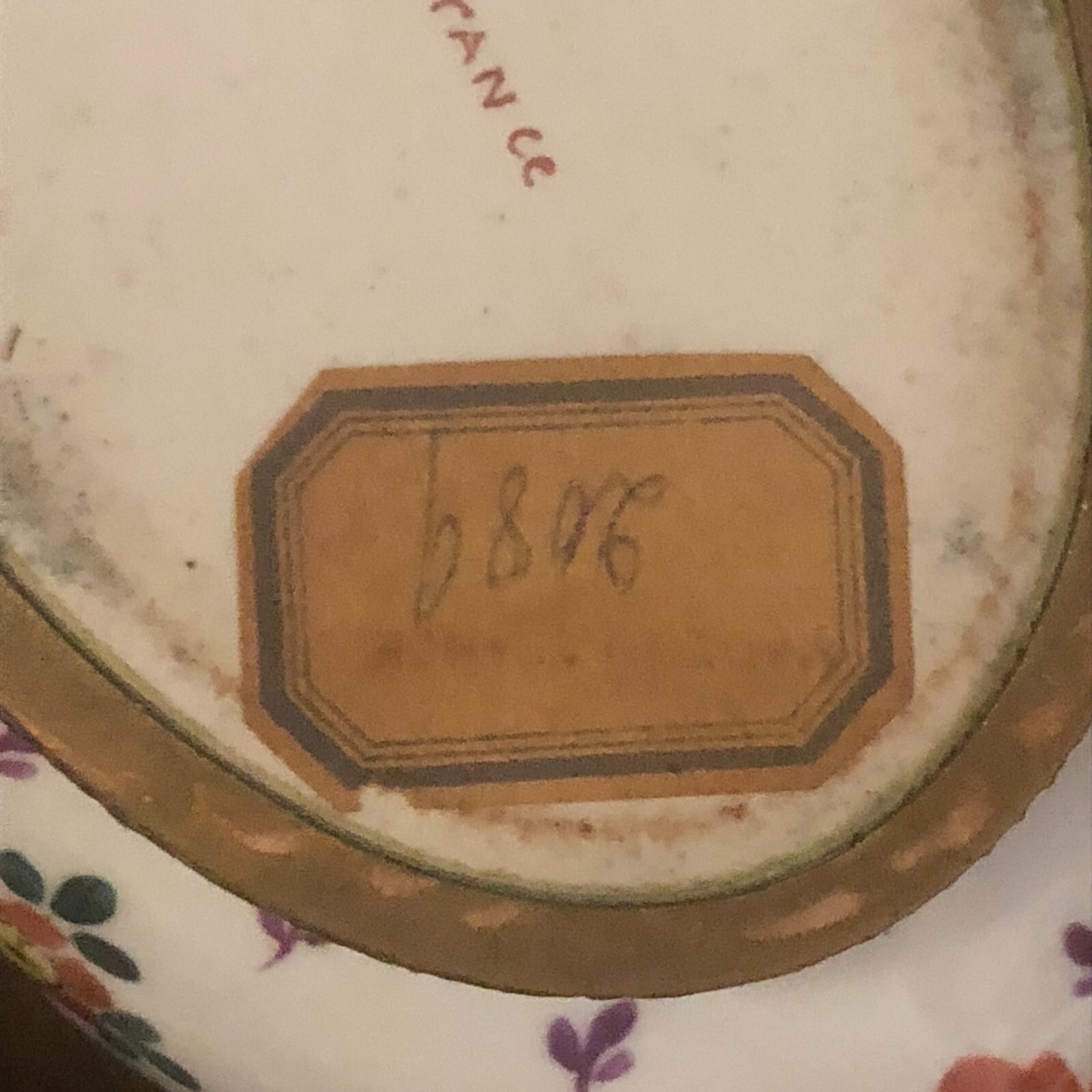 Lovely Antique French Inkwell in the Sevres Style